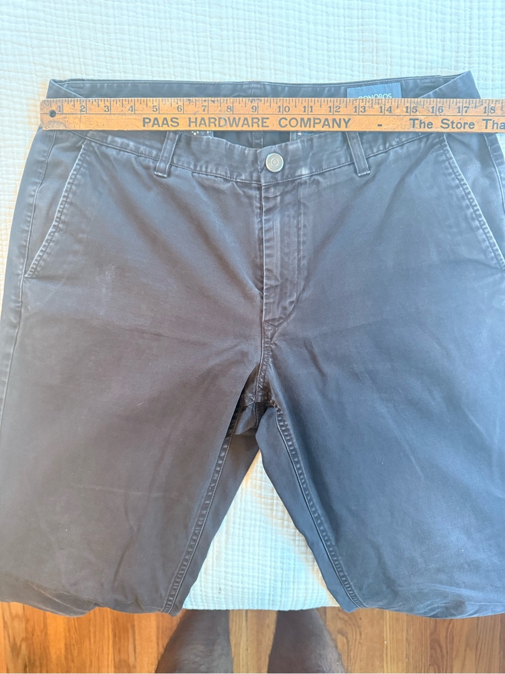 Bonobos Brown Slim Straight Chinos - Picture 4 of 9